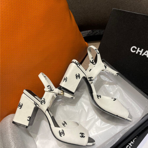 High Quality Luxury Chanel Chunky Heel Sandals – Style 25862 product detail