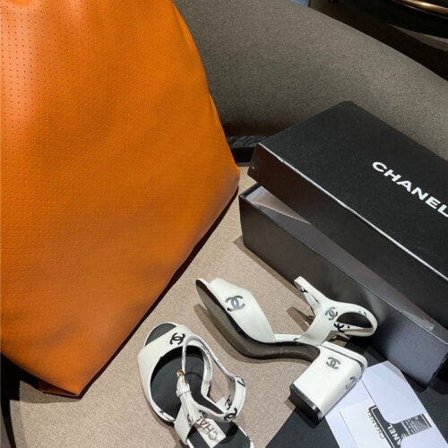 High Quality Luxury Chanel Chunky Heel Sandals – Style 25862 product detail