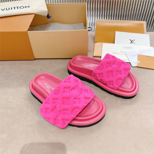 High Quality Luxury Louis Vuitton Slippers Womens