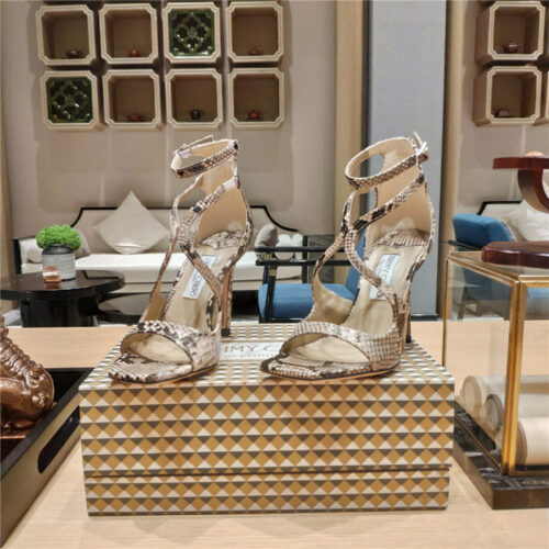 High Quality Luxury Jimmy Choo Heeled Satin Sandals – Style 35063 product detail