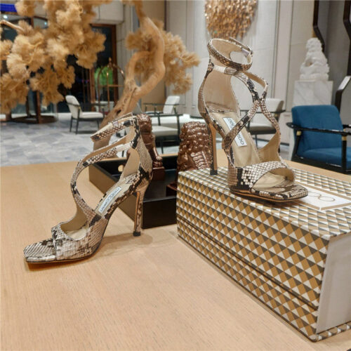 High Quality Luxury Jimmy Choo Heeled Satin Sandals – Style 35063 product detail
