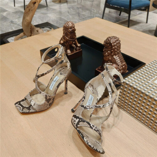 High Quality Luxury Jimmy Choo Heeled Satin Sandals – Style 35063 product detail