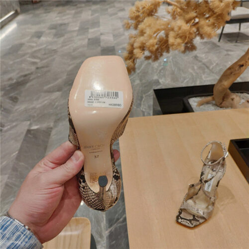High Quality Luxury Jimmy Choo Heeled Satin Sandals – Style 35063 product detail