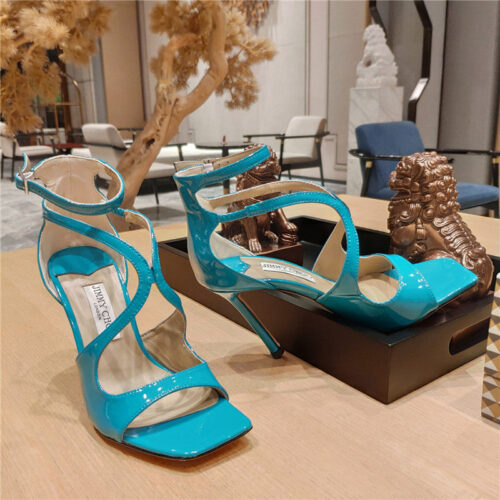 High Quality Luxury Jimmy Choo Heeled Satin Sandals – Style 03447 product detail