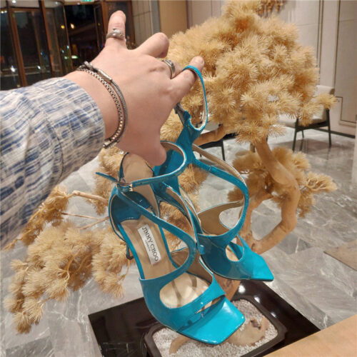 High Quality Luxury Jimmy Choo Heeled Satin Sandals – Style 03447 product detail