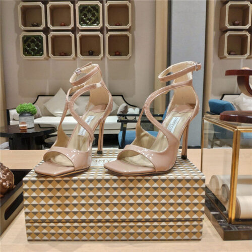 High Quality Luxury Jimmy Choo Heeled Satin Sandals – Style 85943 product detail