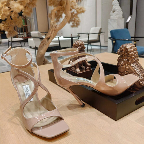 High Quality Luxury Jimmy Choo Heeled Satin Sandals – Style 85943 product detail