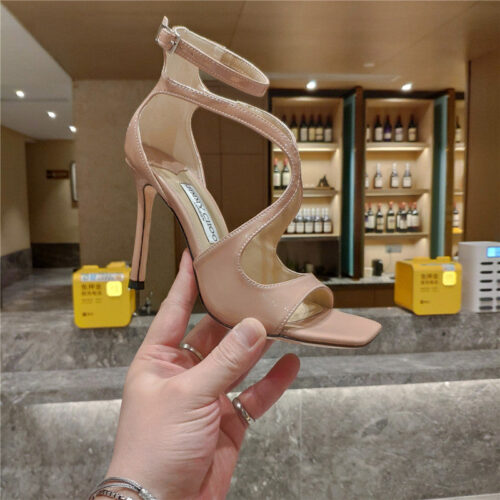 High Quality Luxury Jimmy Choo Heeled Satin Sandals – Style 85943 product detail