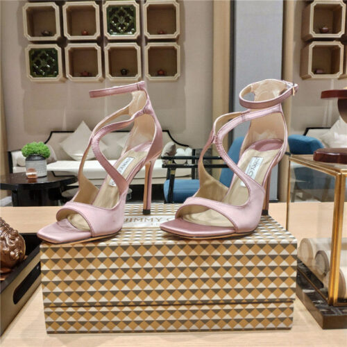 High Quality Luxury Jimmy Choo Heeled Satin Sandals – Style 68439 product detail