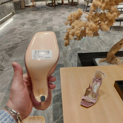 High Quality Luxury Jimmy Choo Heeled Satin Sandals – Style 68439 product detail