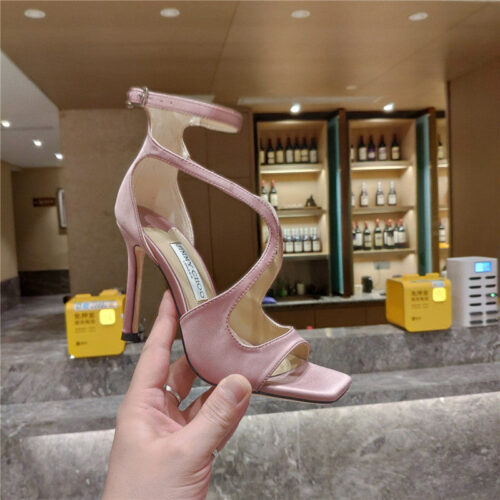 High Quality Luxury Jimmy Choo Heeled Satin Sandals – Style 68439 product detail