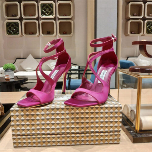 High Quality Luxury Jimmy Choo Heeled Satin Sandals – Style 21559 product detail