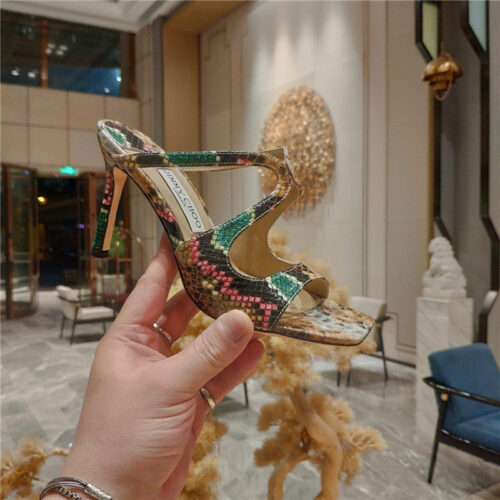 High Quality Luxury Jimmy Choo Heeled Satin Sandals – Style 72983 product detail