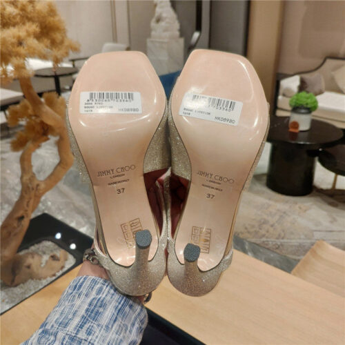 High Quality Luxury Jimmy Choo Heeled Satin Sandals – Style 55479 product detail