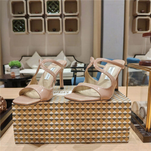 High Quality Luxury Jimmy Choo Heeled Satin Sandals – Style 41367 product detail