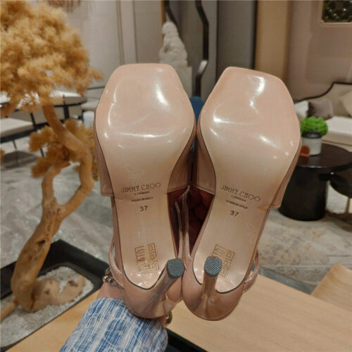 High Quality Luxury Jimmy Choo Heeled Satin Sandals – Style 41367 product detail