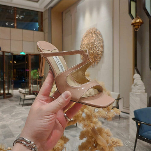High Quality Luxury Jimmy Choo Heeled Satin Sandals – Style 41367 product detail