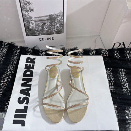 High Quality Luxury Rene Caovilla Cleo Flat Sandals product detail