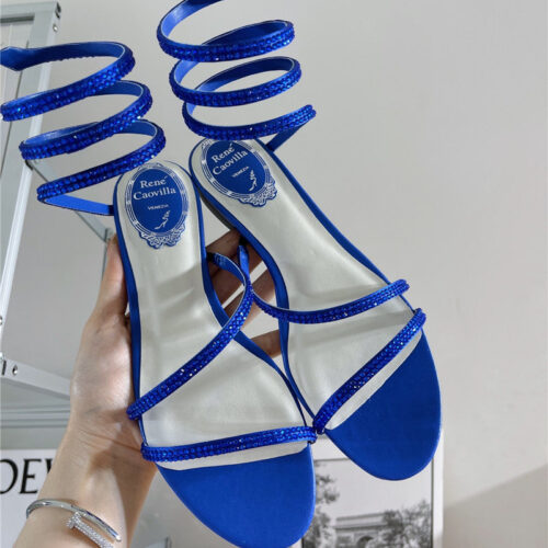 High Quality Luxury Rene Caovilla Cleo Flat Sandals – Style 96870 product detail