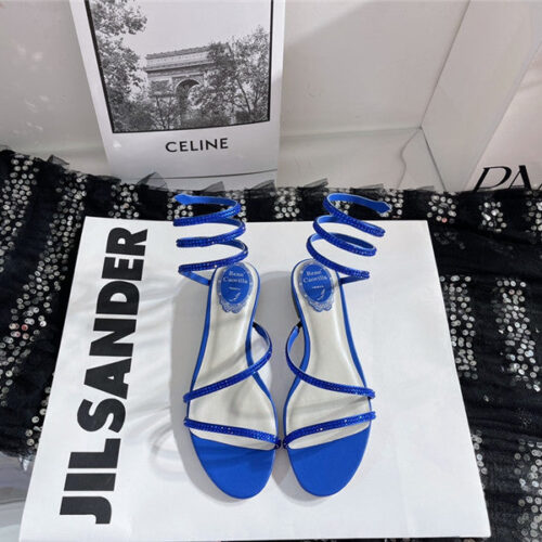 High Quality Luxury Rene Caovilla Cleo Flat Sandals – Style 96870 product detail