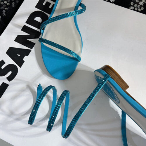 High Quality Luxury Rene Caovilla Cleo Flat Sandals – Style 60710 product detail
