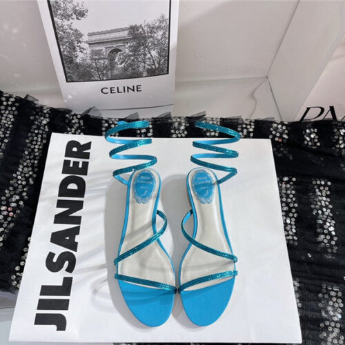 High Quality Luxury Rene Caovilla Cleo Flat Sandals – Style 60710 product detail