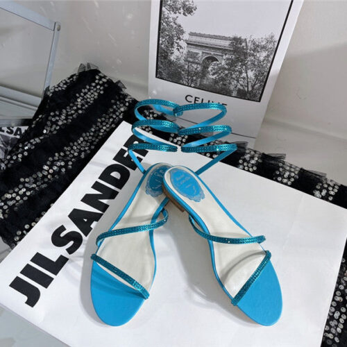 High Quality Luxury Rene Caovilla Cleo Flat Sandals – Style 60710 product detail