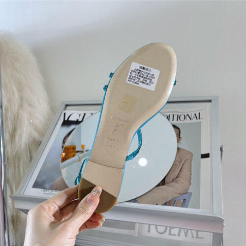 High Quality Luxury Rene Caovilla Cleo Flat Sandals – Style 60710 product detail