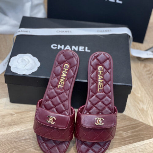 High Quality Luxury Chanel Classic Flat Slippers – Style 05862 product detail