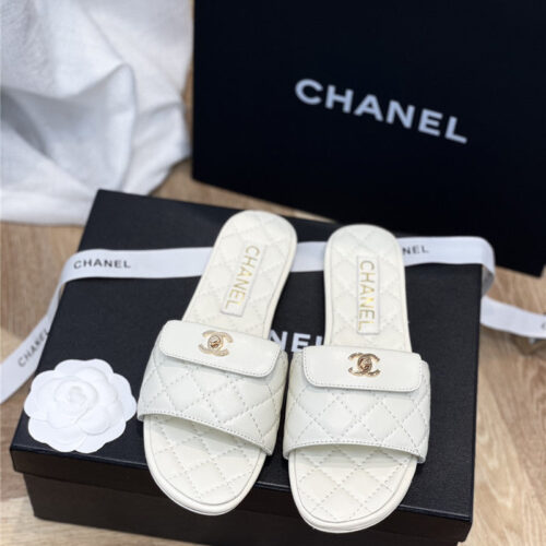High Quality Luxury Chanel Classic Flat Slippers