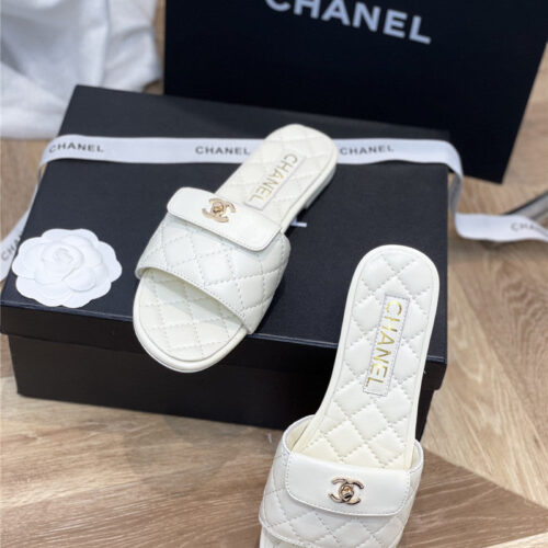 High Quality Luxury Chanel Classic Flat Slippers product detail