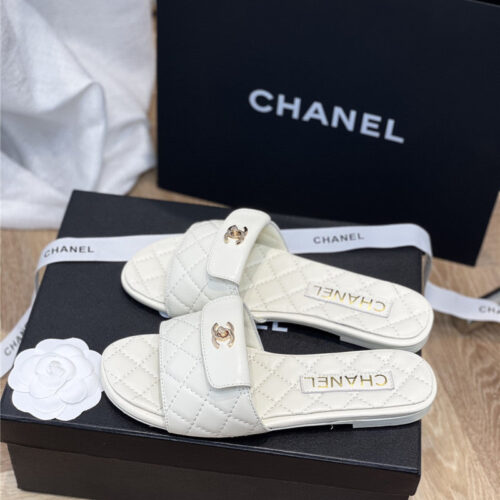 High Quality Luxury Chanel Classic Flat Slippers product detail