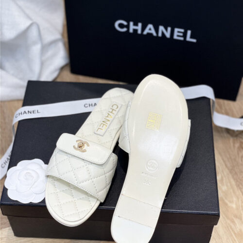 High Quality Luxury Chanel Classic Flat Slippers product detail