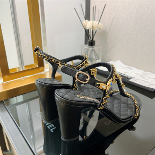 High Quality Luxury Chanel High Heel Sandals Womens – Style 56518 product detail