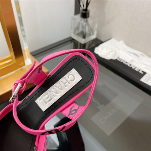 High Quality Luxury Chanel Chunky Heel Sandals – Style 55238 product detail