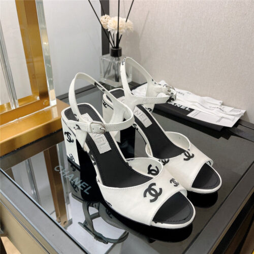High Quality Luxury Chanel Chunky Heel Sandals – Style 88006
