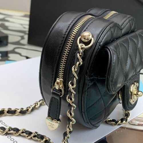 High Quality Luxury Chanel Diamond Heart-Shaped Chain Bag – Style 47565 product detail