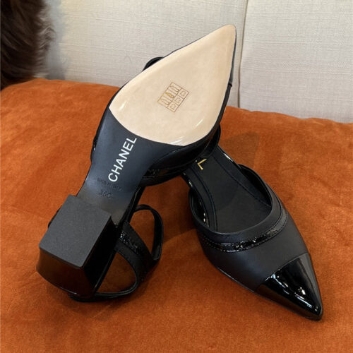 High Quality Luxury Chanel Mid Heel Sandals – Style 71142 product detail