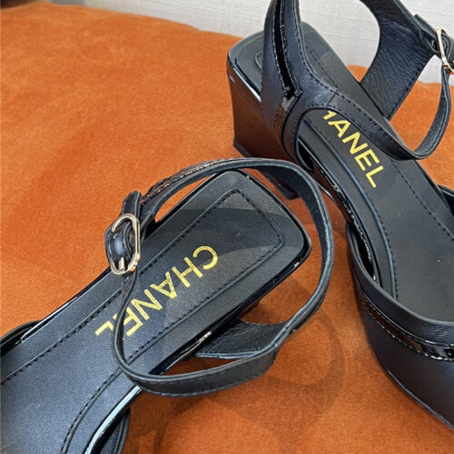 High Quality Luxury Chanel Mid Heel Sandals – Style 71142 product detail
