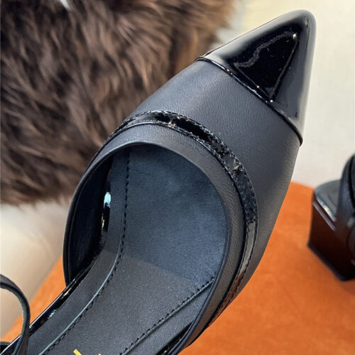 High Quality Luxury Chanel Mid Heel Sandals – Style 71142 product detail