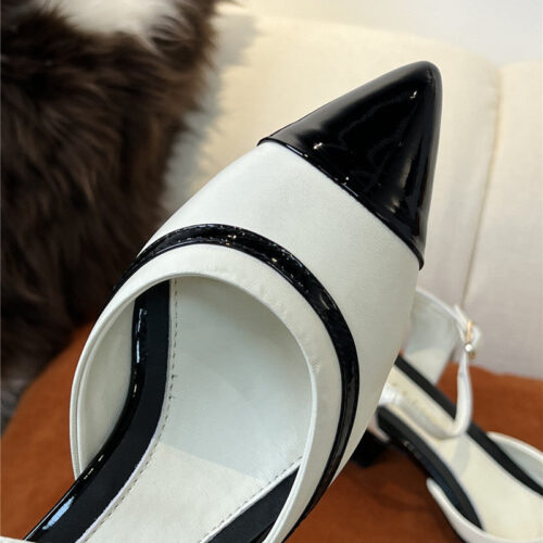 High Quality Luxury Chanel Mid Heel Sandals – Style 69446 product detail