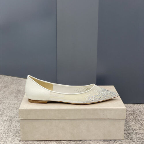 High Quality Luxury Jimmy Choo Jc Mesh Hot Diamond High-Heeled Shoes – Style 20119 product detail