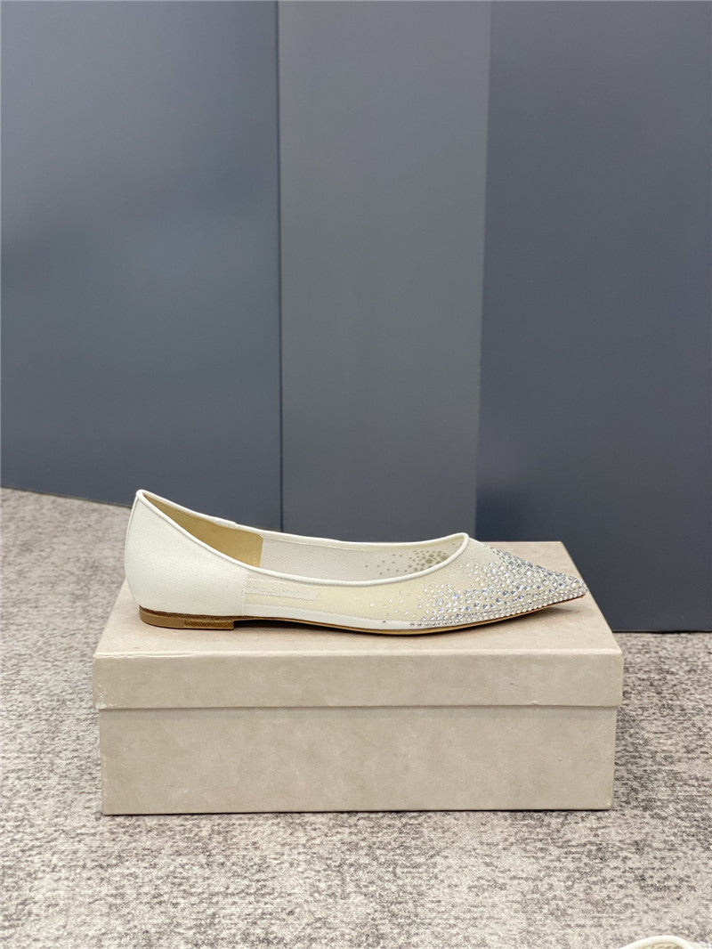 High Quality Luxury Jimmy Choo Jc Mesh Hot Diamond High-Heeled Shoes – Style 20119 product detail