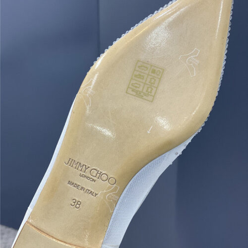 High Quality Luxury Jimmy Choo Jc Mesh Hot Diamond High-Heeled Shoes – Style 20119 product detail