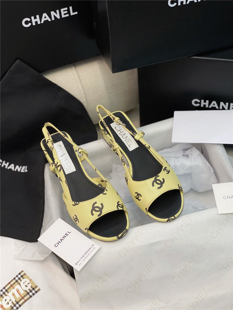 High Quality Luxury Chanel Flat Cutout Sandals – Style 21830 product detail