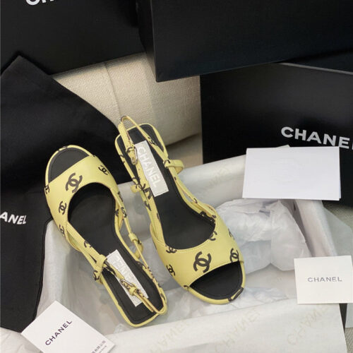 High Quality Luxury Chanel Flat Cutout Sandals – Style 21830 product detail