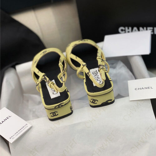 High Quality Luxury Chanel Flat Cutout Sandals – Style 21830 product detail