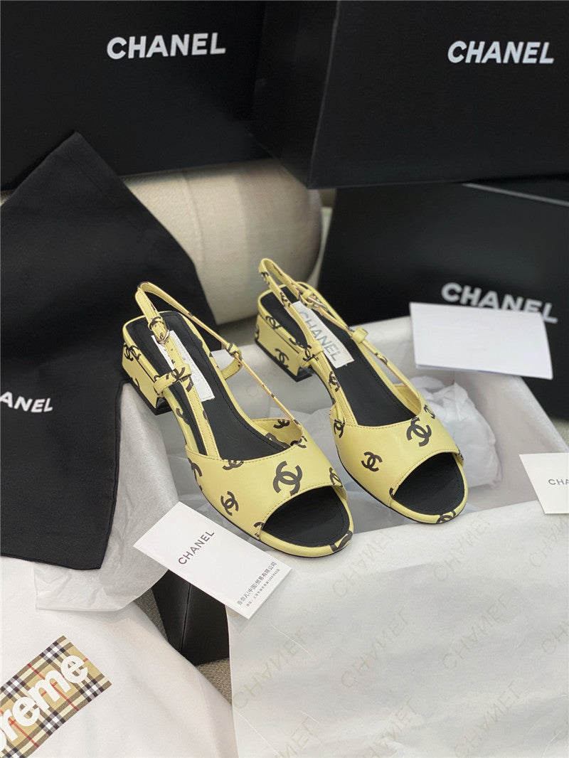 High Quality Luxury Chanel Flat Cutout Sandals – Style 21830