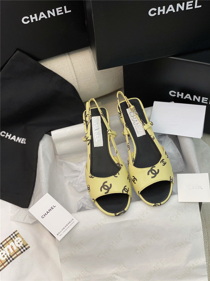 High Quality Luxury Chanel Flat Cutout Sandals – Style 21830 product detail