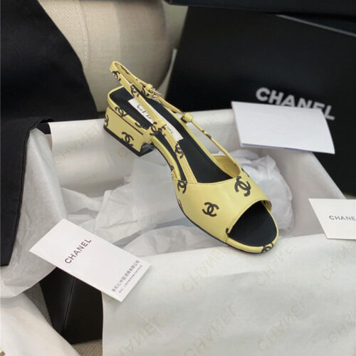 High Quality Luxury Chanel Flat Cutout Sandals – Style 21830 product detail